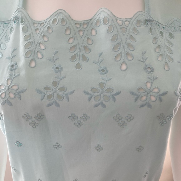Retro/Vintage 1980 Eyelet Summer Dress RARE! - Picture 3 of 8